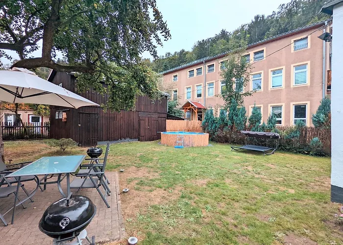 H2 - Urlaubsmagie - Garten, Pool, Terrasse, Grill Sebnitz